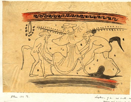 (133) goddess with 2 male helpers